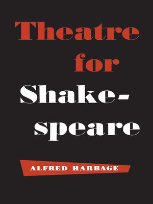 cover image of Theatre for Shakespeare